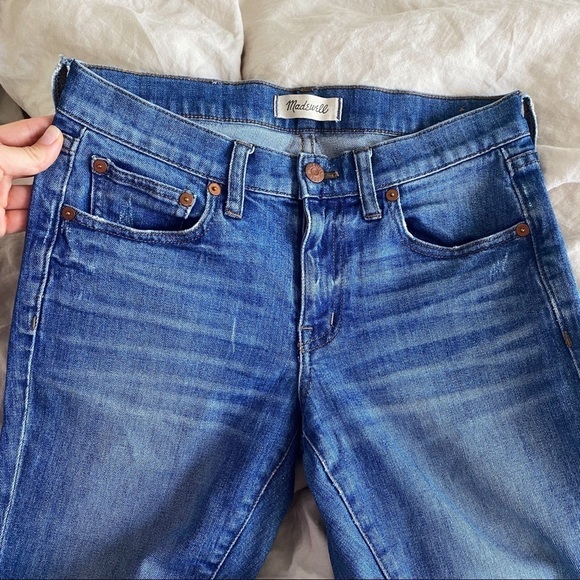Madewell The Slim Boy Boyfriend Denim Jean Size 24 - Picture 7 of 8